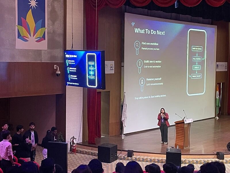 The keynote on the main stage