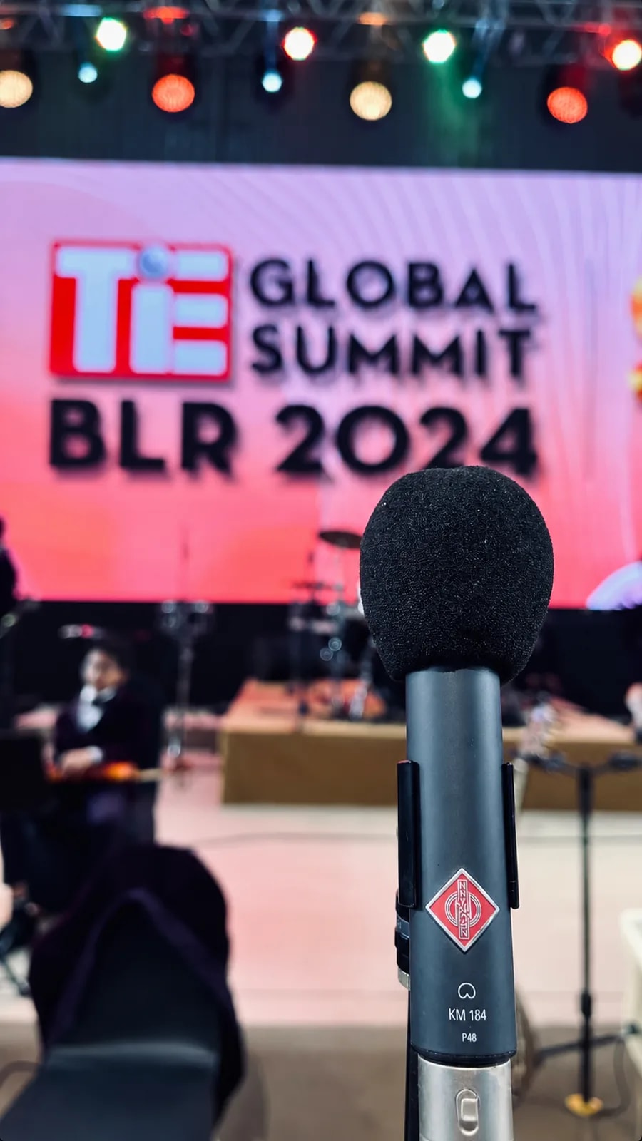 The main stage at TiE Global Summit BLR 2024